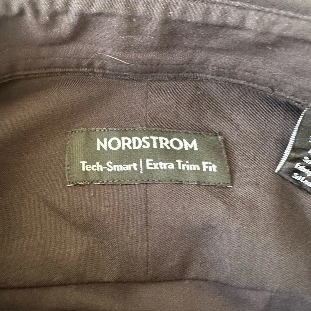 Black Nordstrom Dress Shirt / 18 - 34/35 - Picture 5 of 5